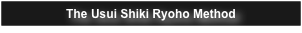 The Usui Shiki Ryoho Method